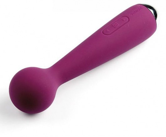 Фиолетовый вибростимулятор Mini Emma с гнущейся головкой-шаром - 16,5 см. - Svakom