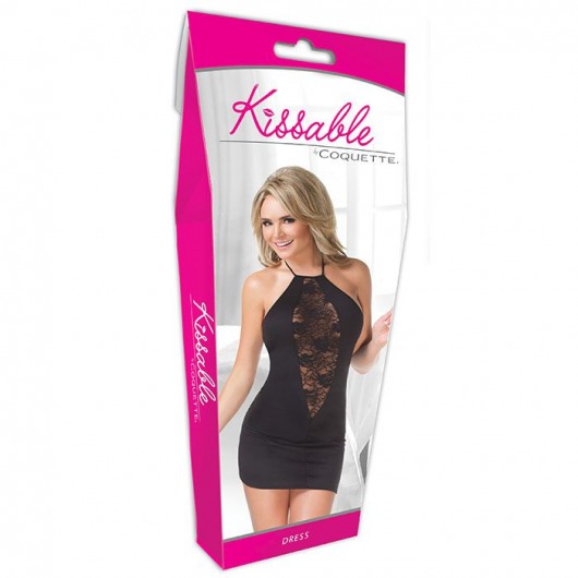 Облегающее платье с кружевной вставкой - Coquette Int купить с доставкой