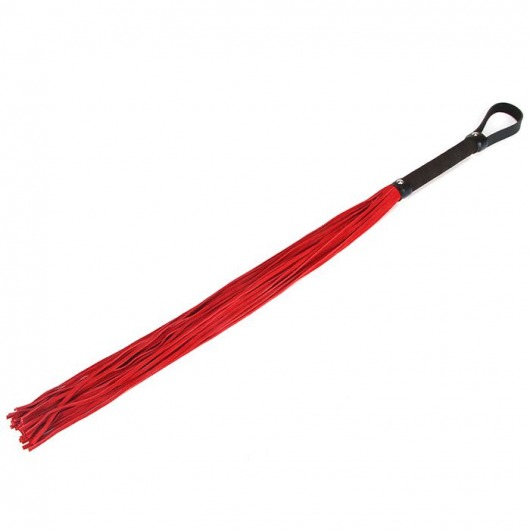 Мягкая плеть c красными шнурами SOFT RED LASH - 58 см. - Erotic Fantasy - купить с доставкой в Новосибирске