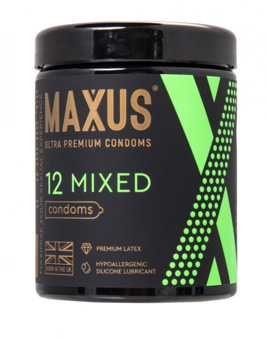 Презервативы MAXUS Mixed - 12 шт. - Maxus - купить с доставкой в Новосибирске