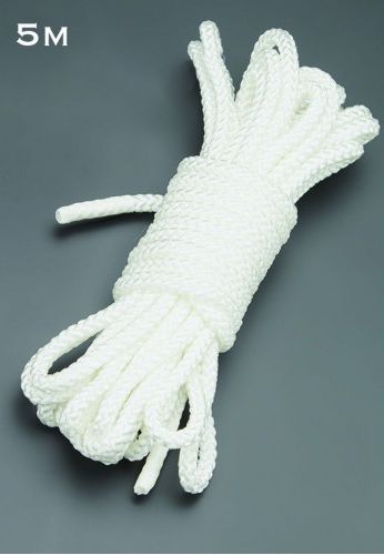 Белая шелковистая веревка для связывания - 5 м. - Sitabella - купить с доставкой в Новосибирске