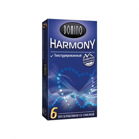 Текстурированные презервативы Domino Harmony - 6 шт. - Domino - купить с доставкой в Новосибирске