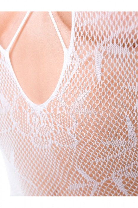 Откровенный комбинезон с цветочным узором и открытыми бёдрами - Passion купить с доставкой