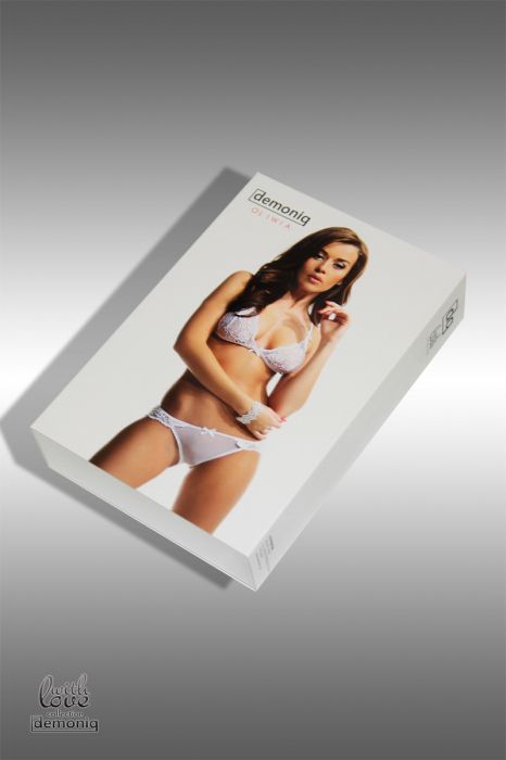 Кружевной комплект Oliwia: лиф и трусики - Demoniq купить с доставкой