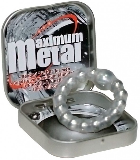 Эрекционное кольцо Maximum Metal Ring - NMC - в Новосибирске купить с доставкой