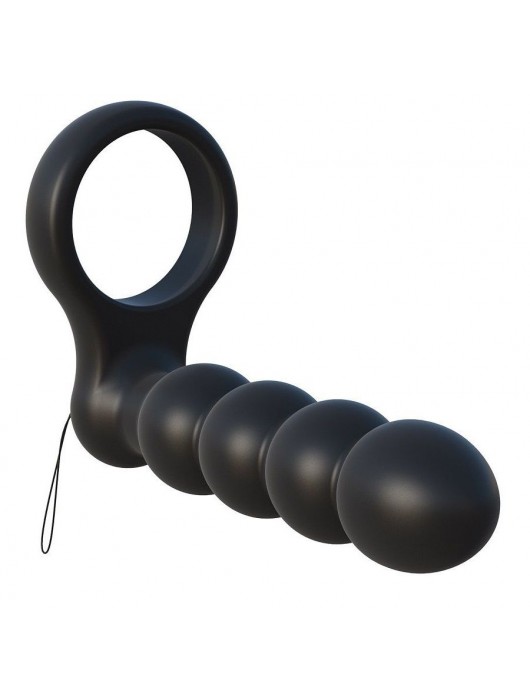 Эрекционное кольцо с анальным вибратором и пультом ДУ - Pipedream - в Новосибирске купить с доставкой