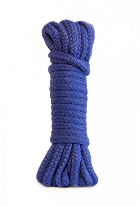 Синяя веревка Bondage Collection Blue - 9 м. - Lola Games - купить с доставкой в Новосибирске