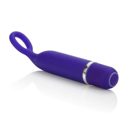 Фиолетовый мини-вибромассажер LIA MINI MASSAGER PLEASURE O - 11,5 см. - California Exotic Novelties