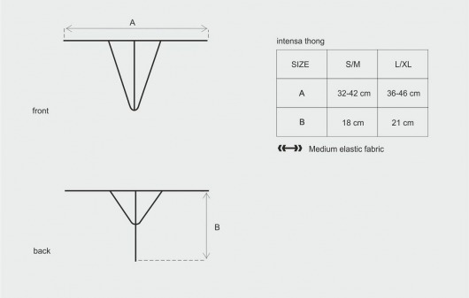 Миниатюрные трусики с тонкими боковыми лямками - Obsessive купить с доставкой