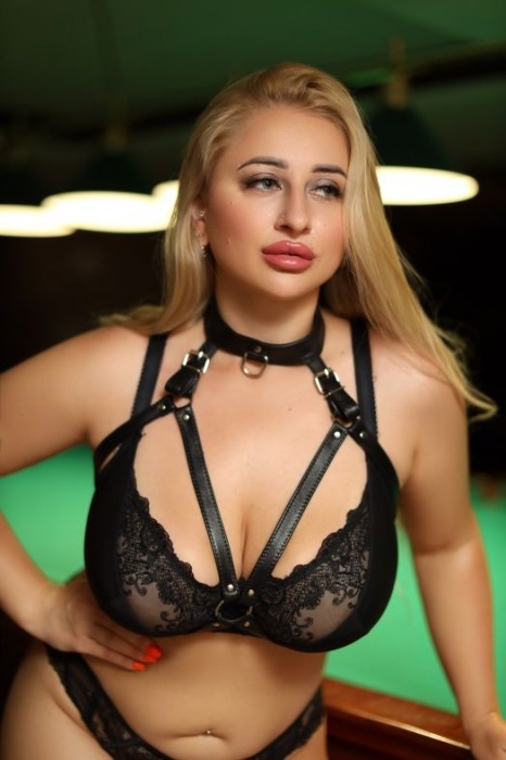 Черная кожаная сбруя с ошейником plus size из нежной кожи - БДСМ Арсенал - купить с доставкой в Новосибирске