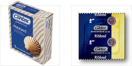 Презервативы с рёбрышками CONTEX Ribbed - 3 шт. - Contex - купить с доставкой в Новосибирске