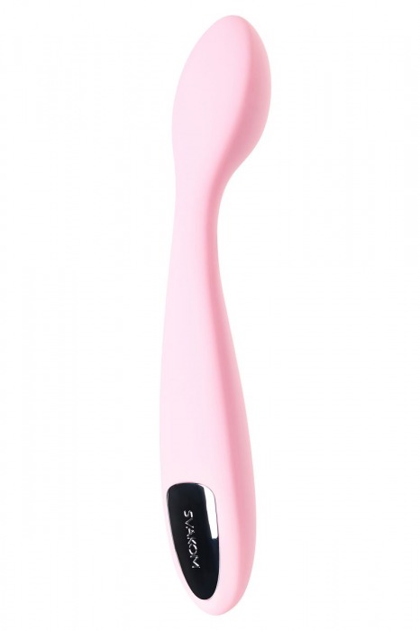 Нежно-розовый клиторальный вибратор Keri Pale Pink - 17 см. - Svakom