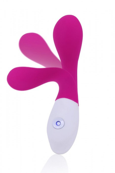 Розовый гнущийся вибромассажёр с 7 режимами вибрации - 20 см. - Seven Creations