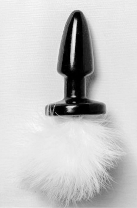 Пробка с хвостиком White Bunny - 11 см. - 4sexdreaM
