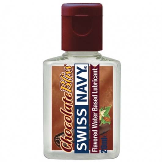 Лубрикант с ароматом шоколада Swiss Navy Chocolate Bliss Lube - 20 мл. - Swiss navy - купить с доставкой в Новосибирске