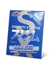 Презерватив Sagami Xtreme FEEL FIT 3D - 1 шт. - Sagami - купить с доставкой в Новосибирске