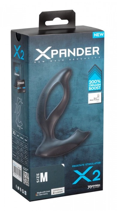 Стимулятор простаты JoyDivision Xpander X2 Size M - Joy Division - в Новосибирске купить с доставкой