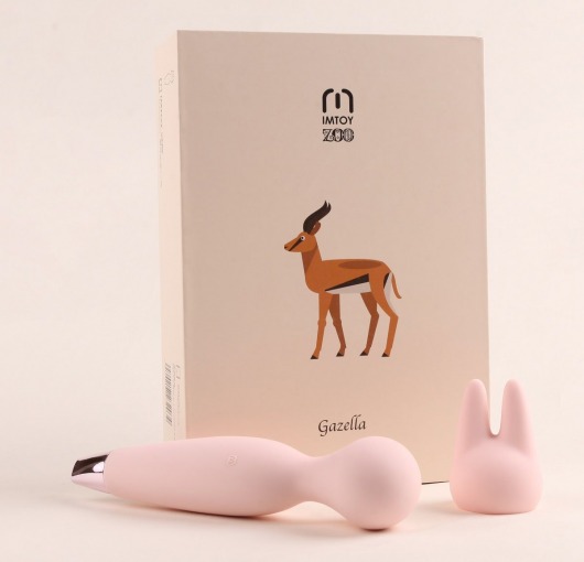Хай-тек вибромассажёр-газель со съёмной насадкой Gazella - 21,8 см. - ImToy