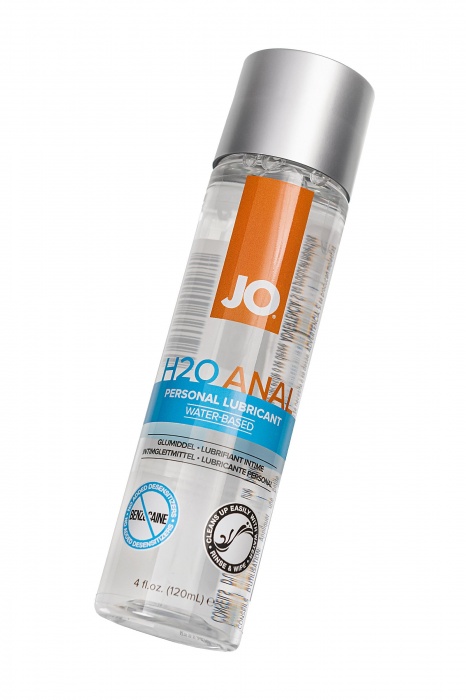 Анальный лубрикант на водной основе JO Anal H2O - 120 мл. - System JO - купить с доставкой в Новосибирске