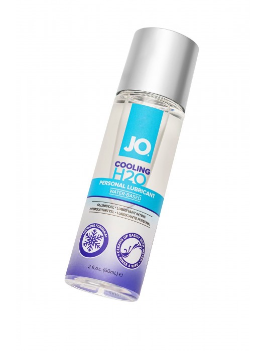 Охлаждающий лубрикант на водной основе JO Personal Lubricant H2O COOLING - 60 мл. - System JO - купить с доставкой в Новосибирске