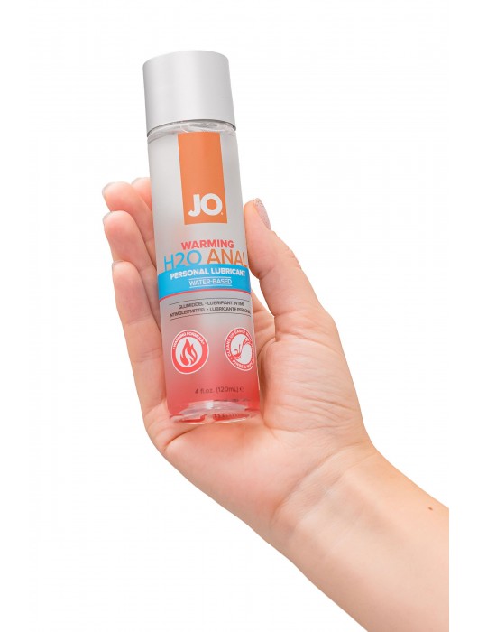 Анальный согревающий лубрикант на водной основе JO Anal H2O Warming - 120 мл. - System JO - купить с доставкой в Новосибирске