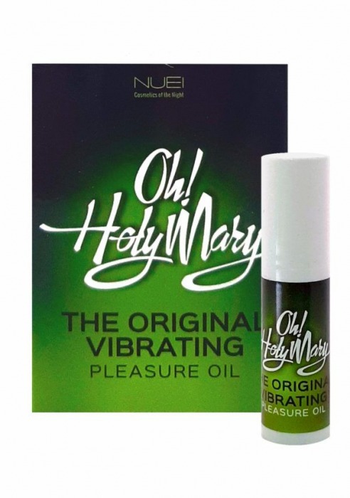 Масло унисекс с эффектом вибрации Oh! Holy Mary - 6 мл. - Nuei cosmetics - купить с доставкой в Новосибирске