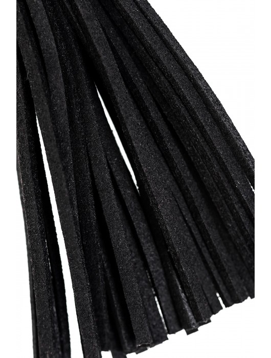 Зажимы на соски «Прищепки» с черными кисточками из замши - Pecado - купить с доставкой в Новосибирске