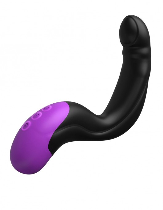 Черно-фиолетовый вибромассажёр простаты Hyper-Pulse P-Spot Massager - Pipedream - в Новосибирске купить с доставкой