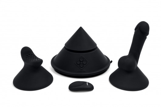 Конусный вибромассажер Cowgirl Cone с 2 насадками - CowGirl - купить с доставкой в Новосибирске
