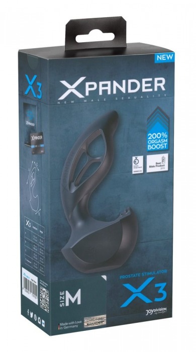 Стимулятор простаты JoyDivision Xpander X3 Size M - Joy Division - в Новосибирске купить с доставкой