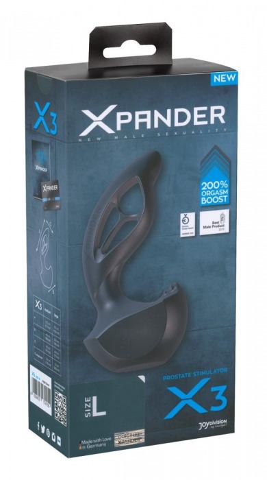 Стимулятор простаты JoyDivision Xpander X3 Size L - Joy Division - в Новосибирске купить с доставкой