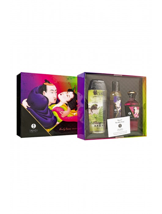 Подарочный набор Fruity Kisses из 3 предметов - Shunga - купить с доставкой в Новосибирске