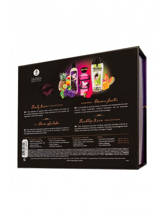 Подарочный набор Fruity Kisses из 3 предметов - Shunga - купить с доставкой в Новосибирске