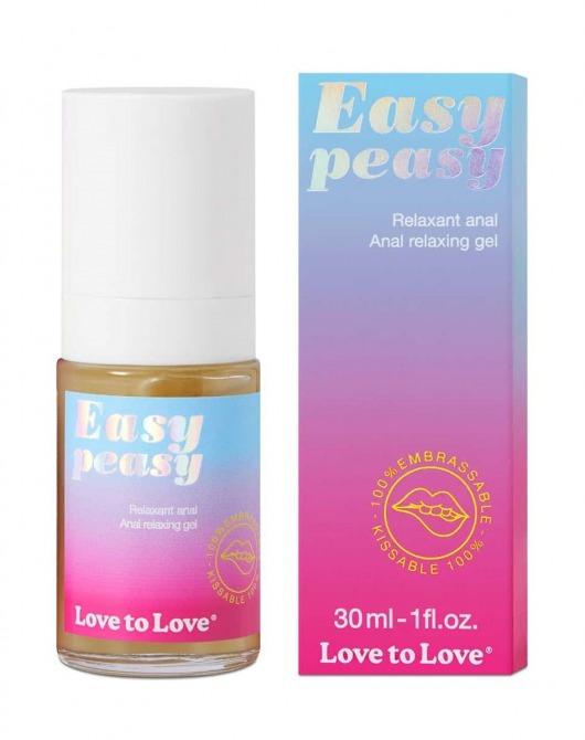 Анальный расслабляющий гель Easy Peasy - 30 мл. - Love to Love - купить с доставкой в Новосибирске