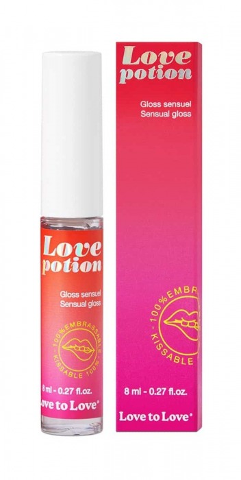 Возбуждающий блеск для губ Love Potion - 8 мл. - Love to Love - купить с доставкой в Новосибирске