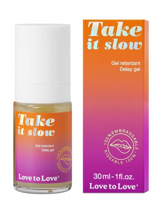 Пролонгирующий гель для мужчин Take It Slow - 30 мл. - Love to Love - купить с доставкой в Новосибирске
