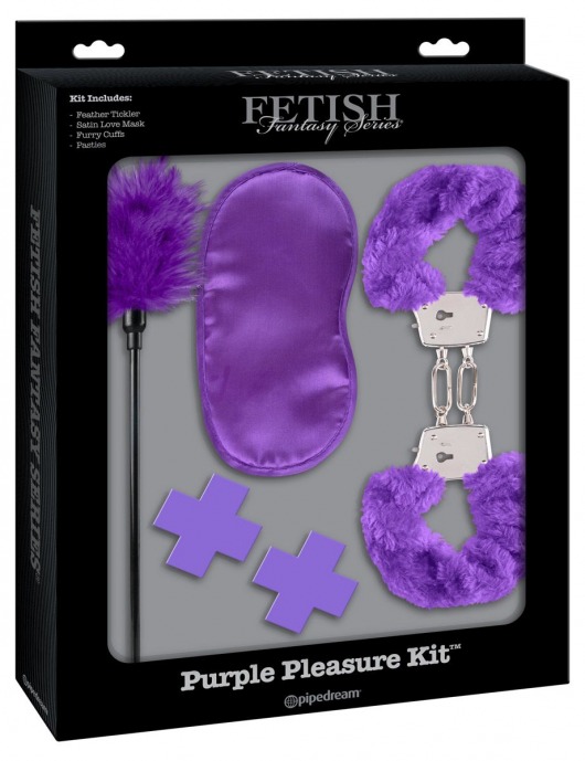 Набор для интимных удовольствий Purple Passion Kit - Pipedream - купить с доставкой в Новосибирске