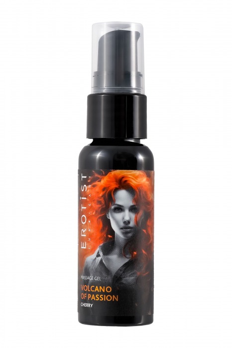 Гель с эффектом вибрации Volcano Of Passion со вкусом вишни - 25 мл. - Erotist Lubricants - купить с доставкой в Новосибирске
