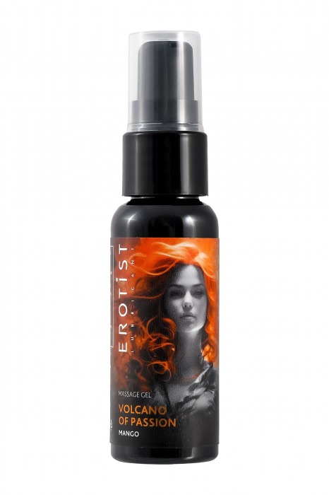 Гель с эффектом вибрации Volcano Of Passion со вкусом манго - 25 мл. - Erotist Lubricants - купить с доставкой в Новосибирске