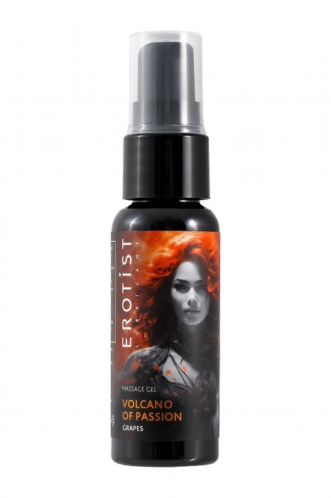 Гель с эффектом вибрации Volcano Of Passion со вкусом винограда - 25 мл. - Erotist Lubricants - купить с доставкой в Новосибирске
