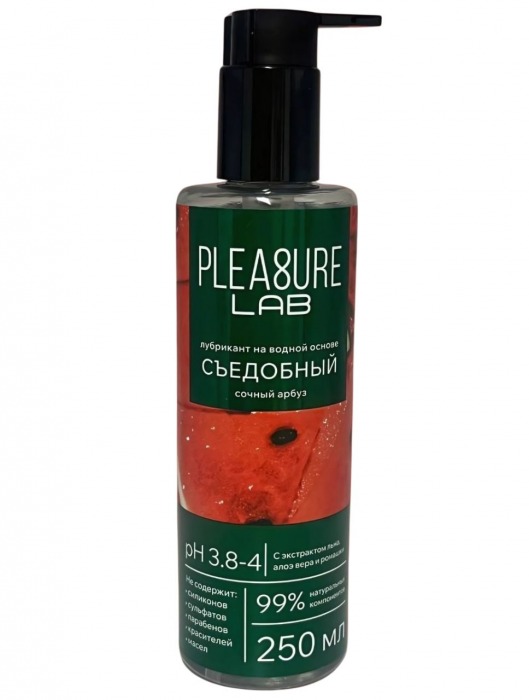Лубрикант на водной основе Pleasure Lab с ароматом арбуза - 250 мл. - Pleasure Lab - купить с доставкой в Новосибирске