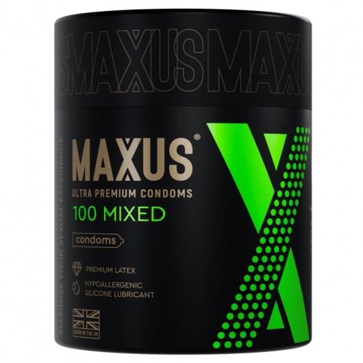 Презервативы MAXUS Mixed - 100 шт. - Maxus - купить с доставкой в Новосибирске