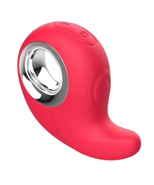 Красный клиторальный массажер с функцией постукивания - Secwell в Новосибирске Красный клиторальный массажер с функцией постукивания - Secwell