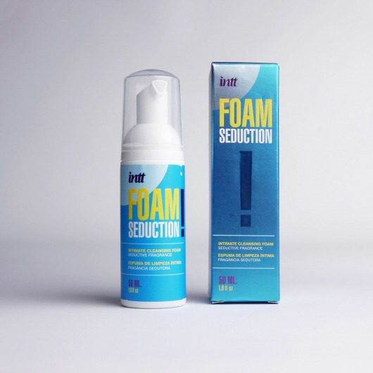 Очищающая пенка для тела Foam Seduction - 50 мл. - INTT - купить с доставкой в Новосибирске