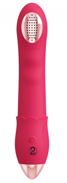 Малиновая насадка на душ с вибрацией Showers to orgasm - 20,1 см. - Orion - купить с доставкой в Новосибирске