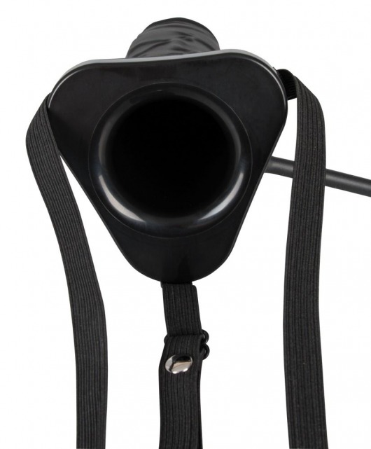 Полый страпон с эффектом увеличения Inflatable Strap-On - 18,5 см. - Orion - купить с доставкой в Новосибирске