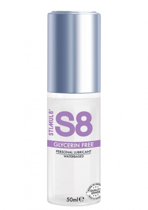 Лубрикант на водной основе S8 Glycerin Free без глицерина - 50 мл. - Stimul8 - купить с доставкой в Новосибирске
