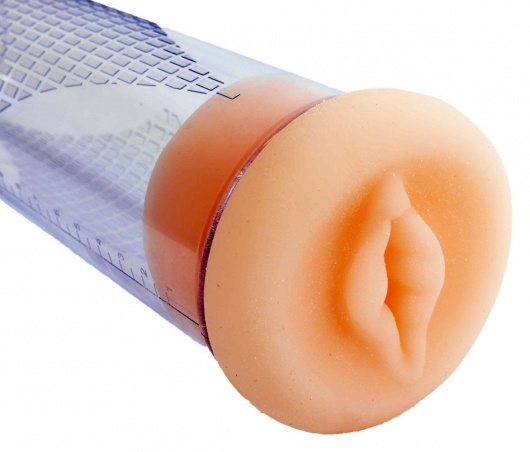 Телесный уплотнитель для вакуумной помпы в виде вагины - Boys of Toys - в Новосибирске купить с доставкой