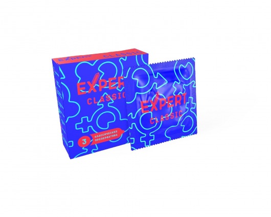 Классические презервативы Expert Classic - 3 шт. - Expert - купить с доставкой в Новосибирске