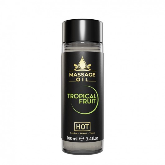 Массажное масло c ароматом тропических фруктов Massage Oil - 100 мл. - HOT - купить с доставкой в Новосибирске